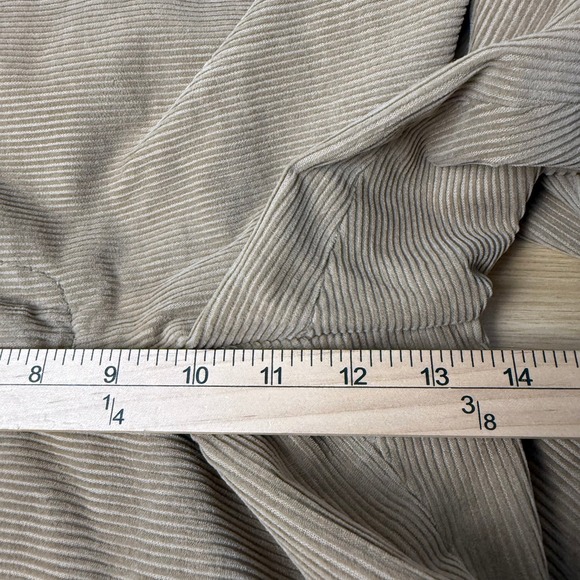 Lands End Mens 35 Traditional Fit Corduroy Pants Tan Khaki 100% Cotton - Picture 9 of 11